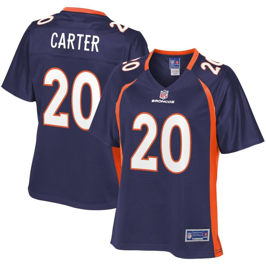 Jamal Carter Denver Broncos Nfl Pro Line Womens Alternate Player Jersey Navy