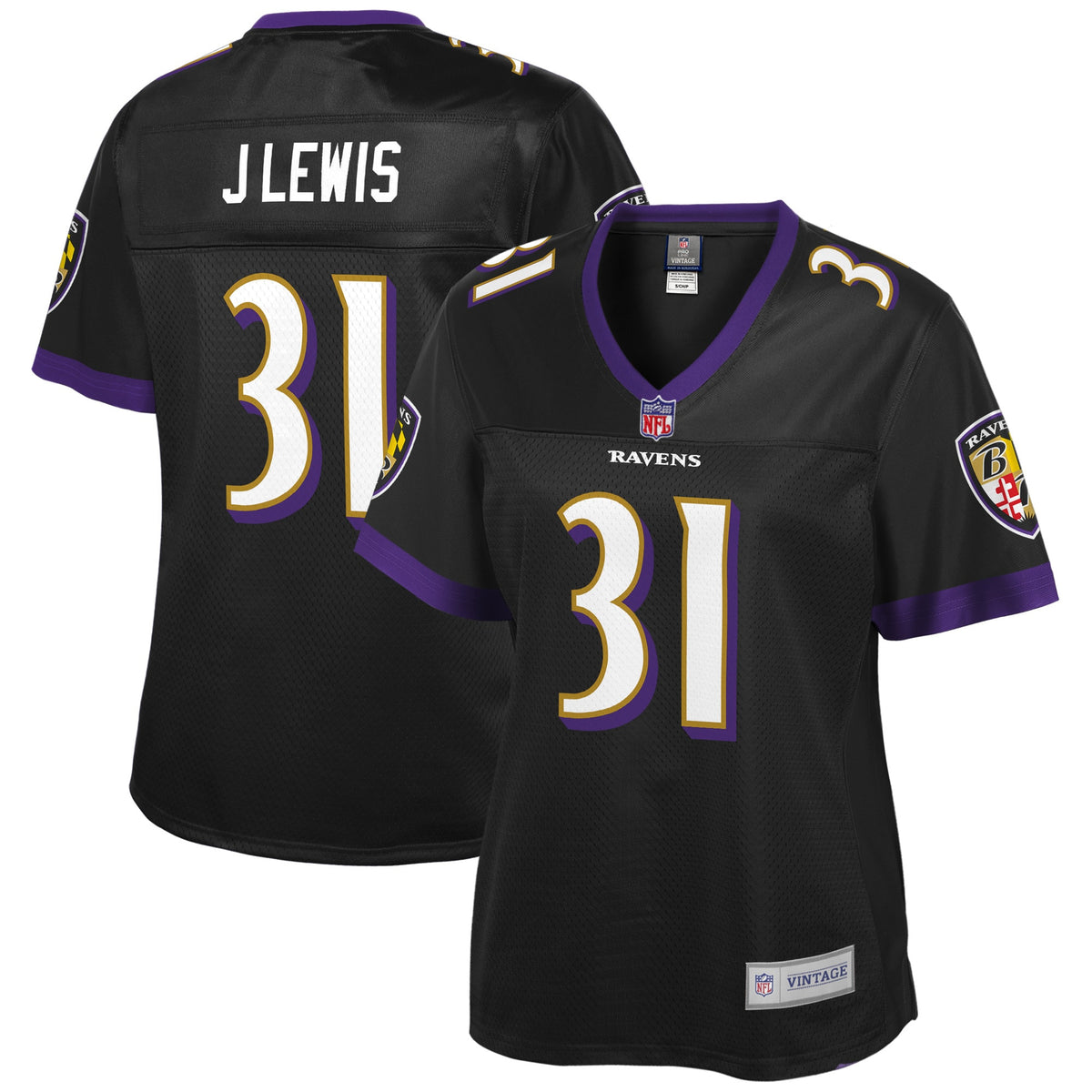 Jamal Lewis Baltimore Ravens Nfl Pro Line Womens Retired Player Jersey Black