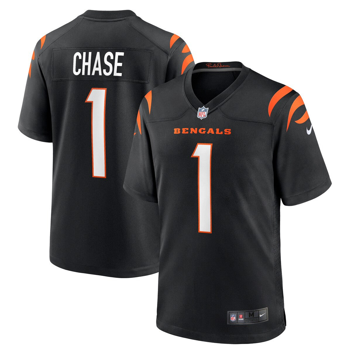 Jamarr Chase Cincinnati Bengals Nike Game Jersey Black