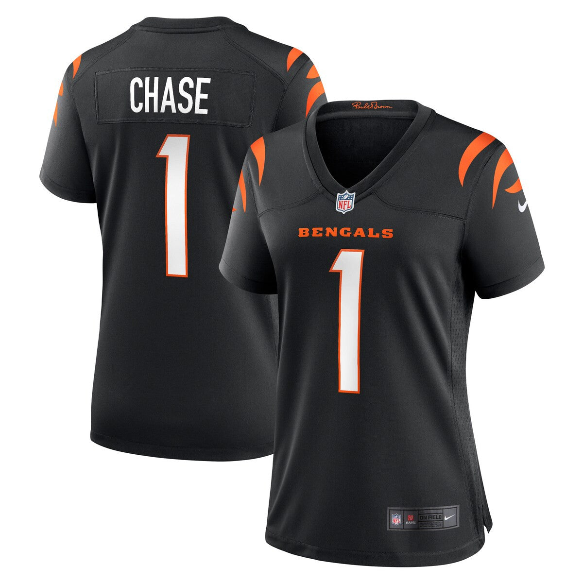 Jamarr Chase Cincinnati Bengals Nike Womens Game Jersey Black