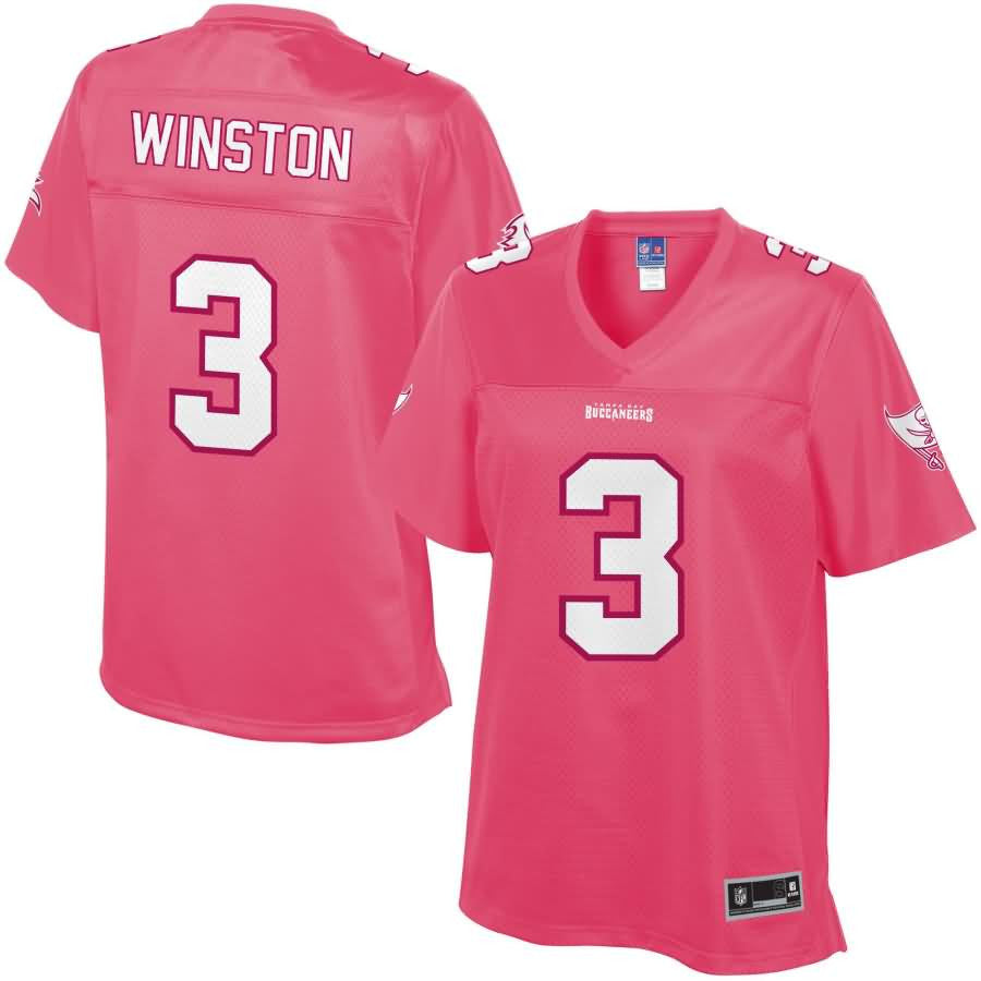 Jameis Winston Tampa Bay Buccaneers Nfl Pro Line Womens Fashion Jersey Pink