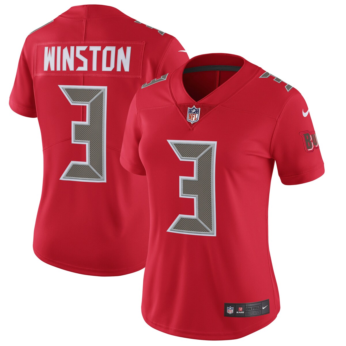 Jameis Winston Tampa Bay Buccaneers Nike Womens Color Rush Limited Player Jersey Red