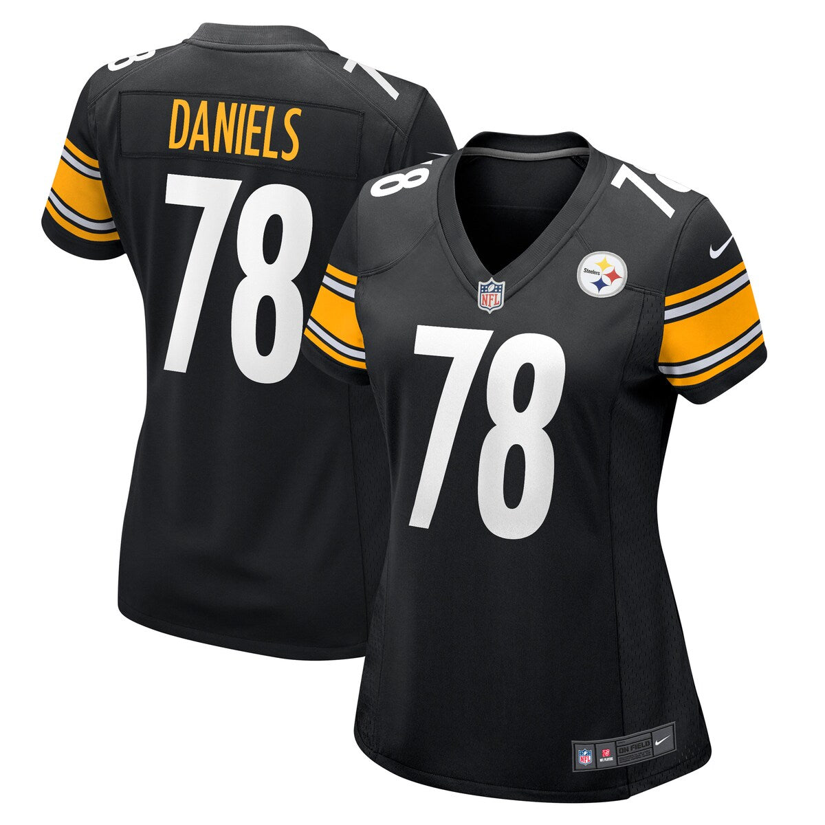 James Daniels Pittsburgh Steelers Nike Womens Game Player Jersey Black
