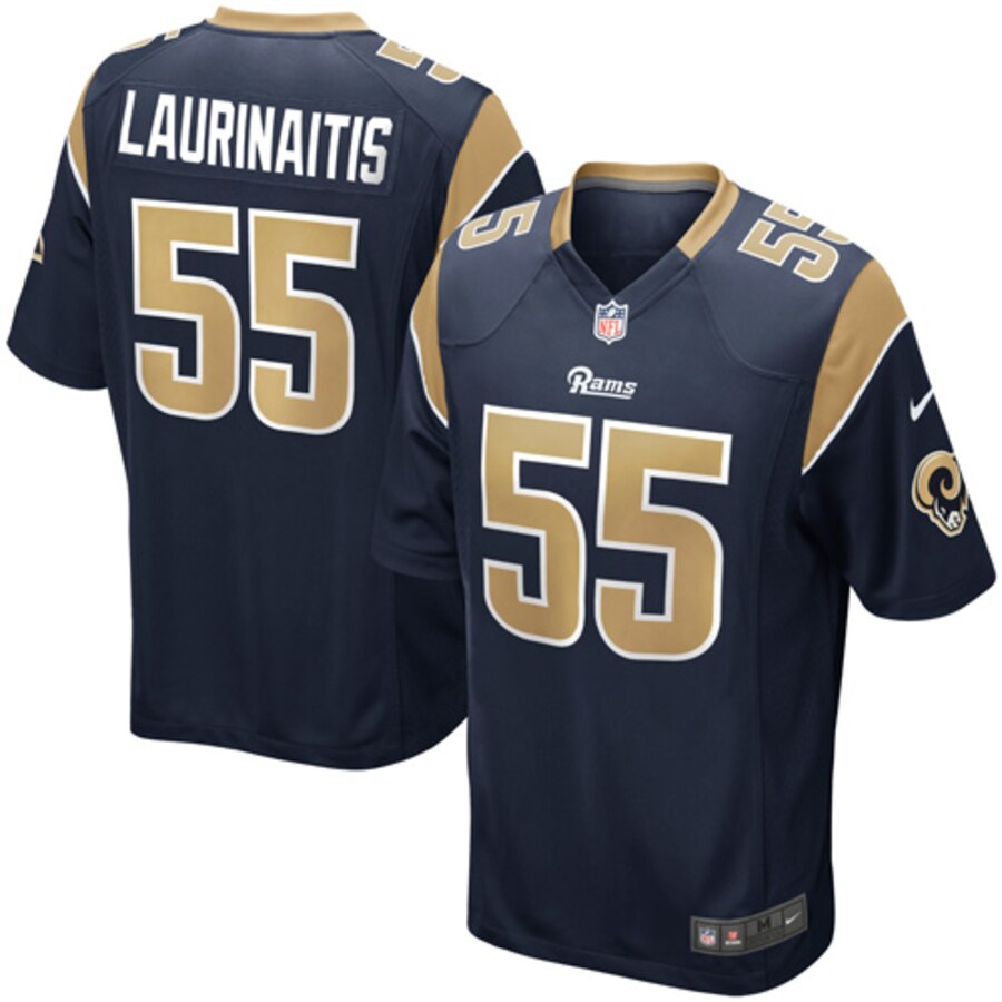 James Laurinaitis Los Angeles Rams Nike Youth Team Color Game Jersey Navy Blue