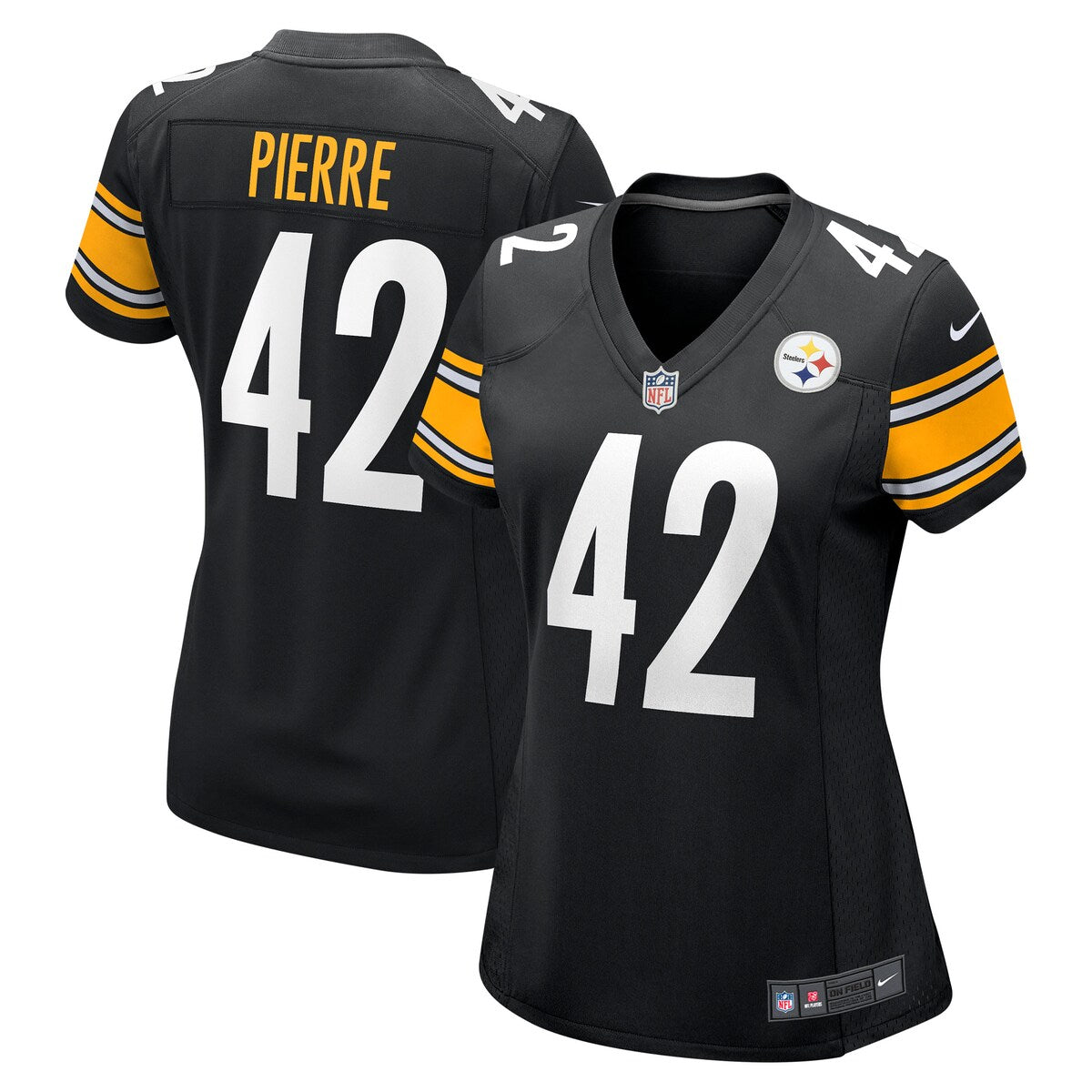 James Pierre Pittsburgh Steelers Nike Womens Team Game Jersey Black