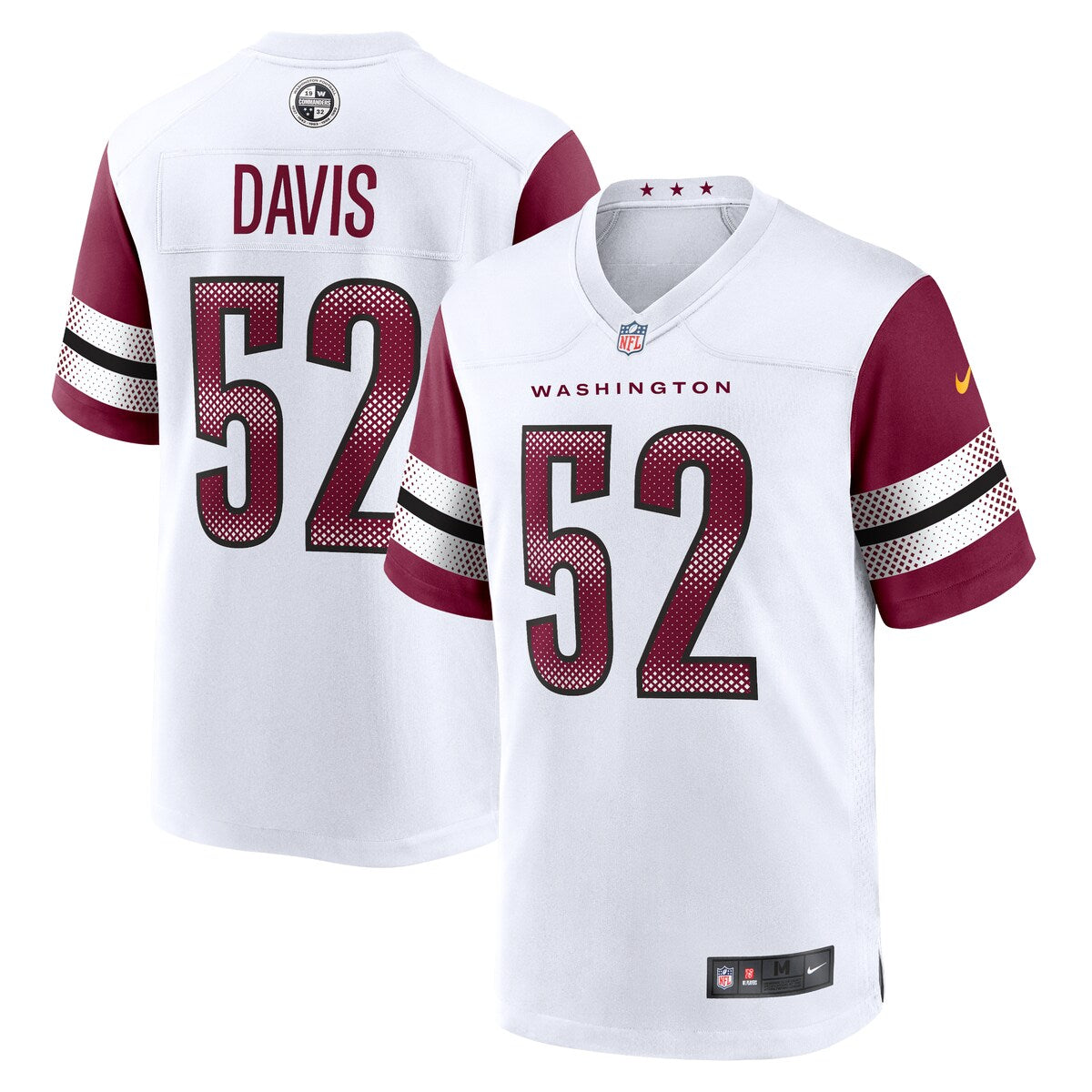Jamin Davis Washington Commanders Nike Game Jersey White