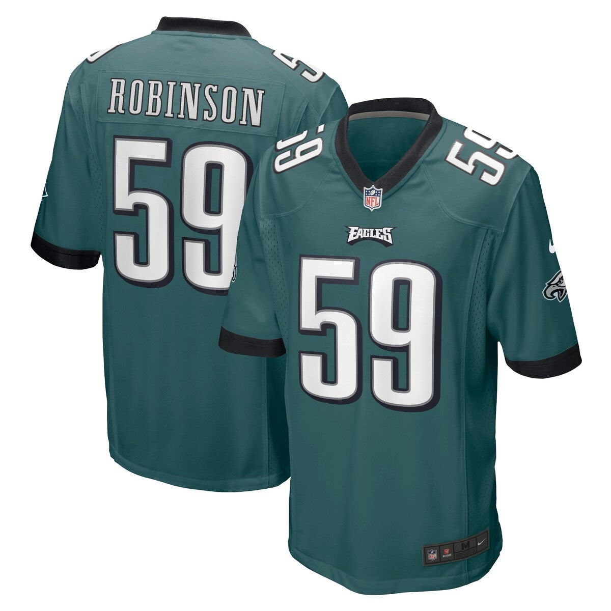Janarius Robinson Philadelphia Eagles Nike Home Game Player Jersey Midnight Green
