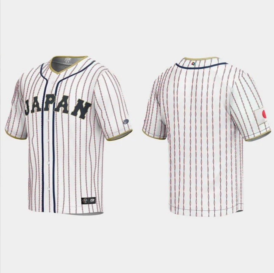 Japan Baseball Team 2023 World Baseball Classic Jersey White