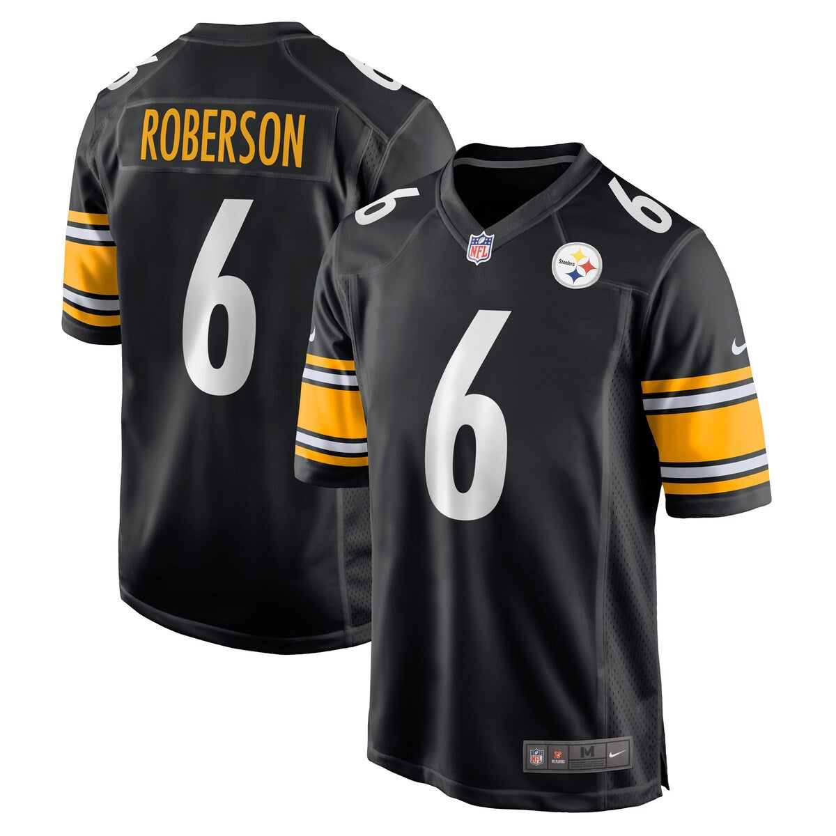 Jaquarii Roberson Pittsburgh Steelers Nike Game Player Jersey Black