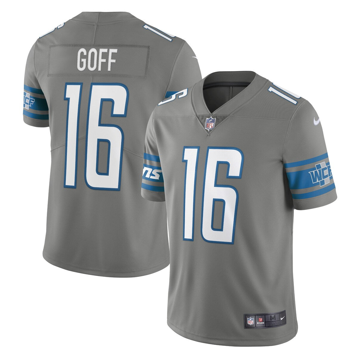 Jared Goff Detroit Lions Nike Alternate Vapor Limited Jersey Steel