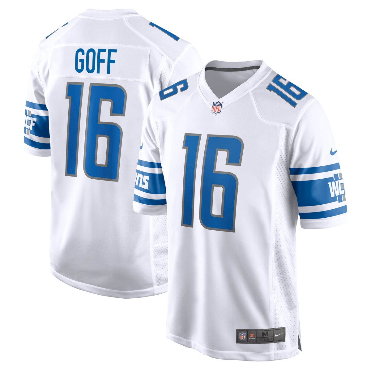 Jared Goff Detroit Lions Nike Game Jersey White