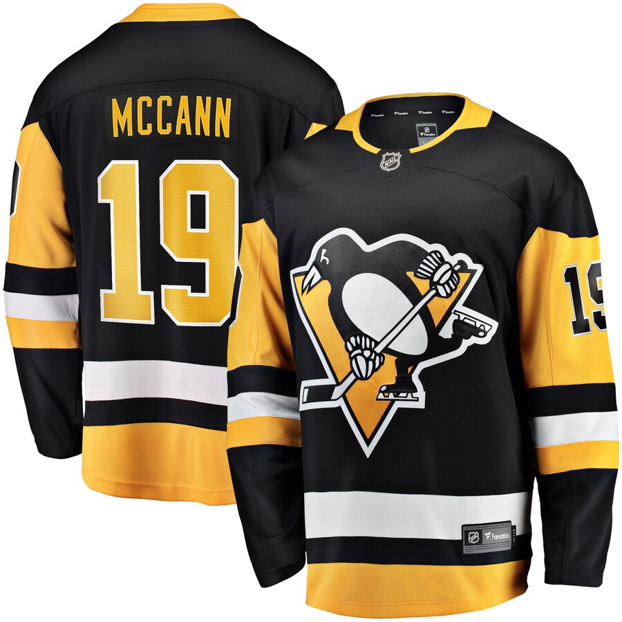 Jared Mccann Pittsburgh Penguins Fanatics Branded Home Breakaway Player Jersey Black