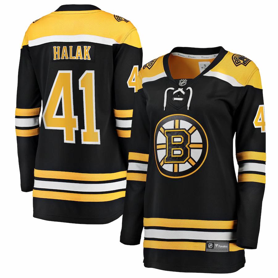 Jaroslav Halak Boston Bruins Fanatics Branded Womens Home Breakaway Player Jersey Black