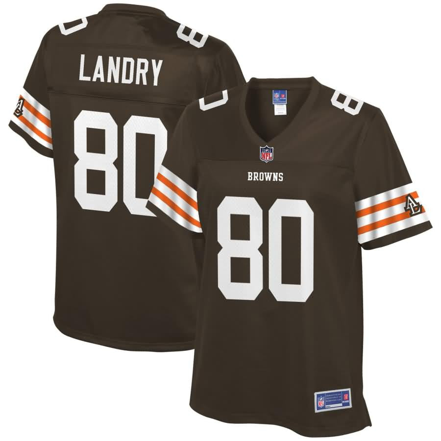 Jarvis Landry Cleveland Browns Nfl Pro Line Womens Historic Logo Player Jersey Brown