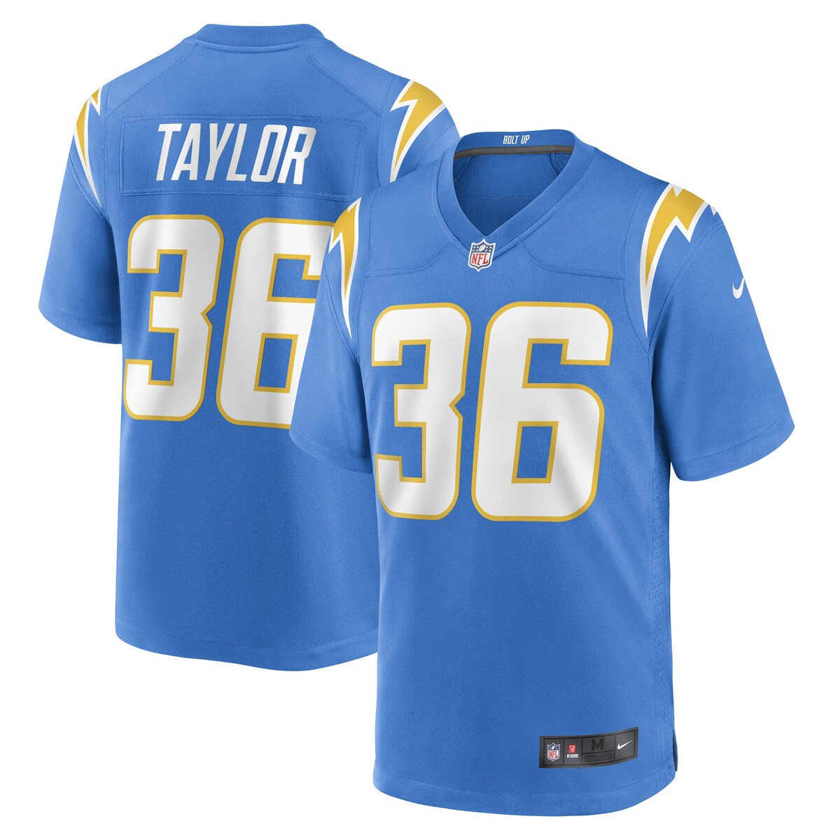 Jasir Taylor Los Angeles Chargers Nike Game Player Jersey Powder Blue