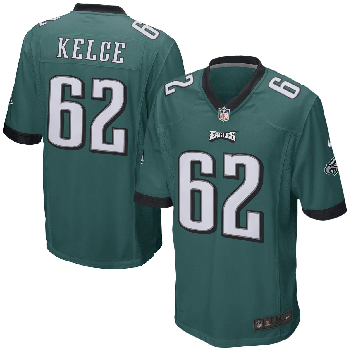 Jason Kelce Philadelphia Eagles Nike Game Player Jersey Green