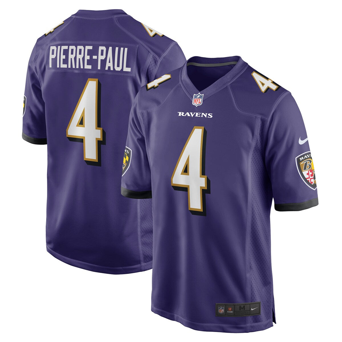 Jason Pierre paul Baltimore Ravens Nike Home Game Player Jersey Purple