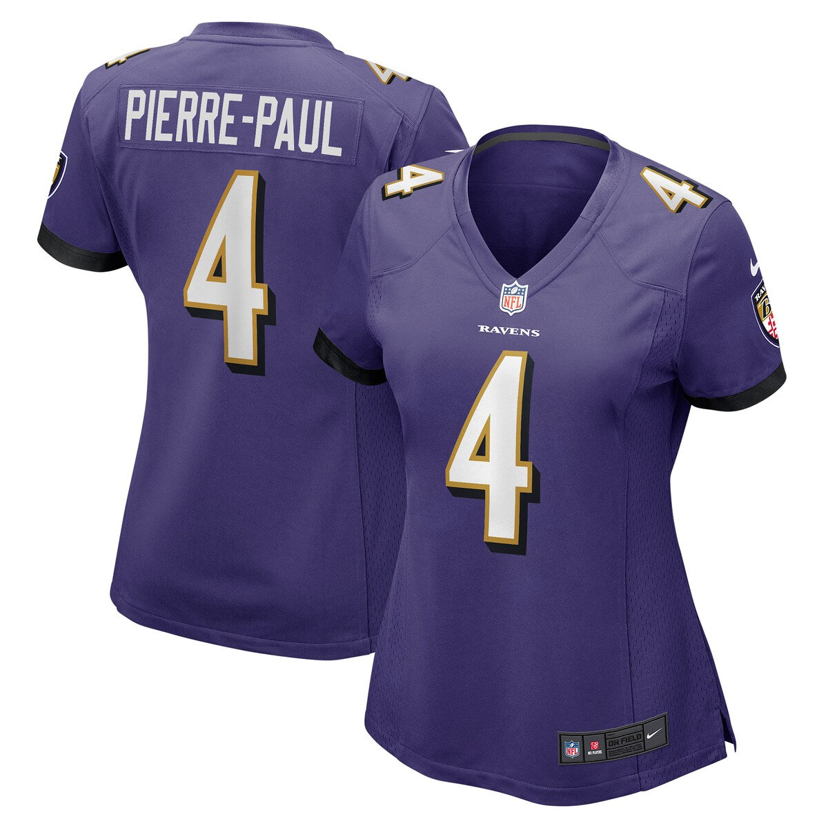 Jason Pierre paul Baltimore Ravens Nike Womens Home Game Player Jersey Purple