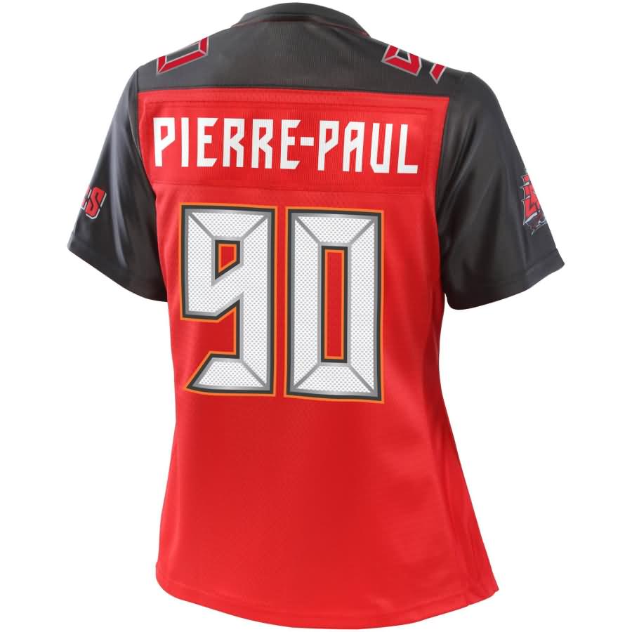 Jason Pierre paul Tampa Bay Buccaneers Nfl Pro Line Womens Team Player Jersey Red