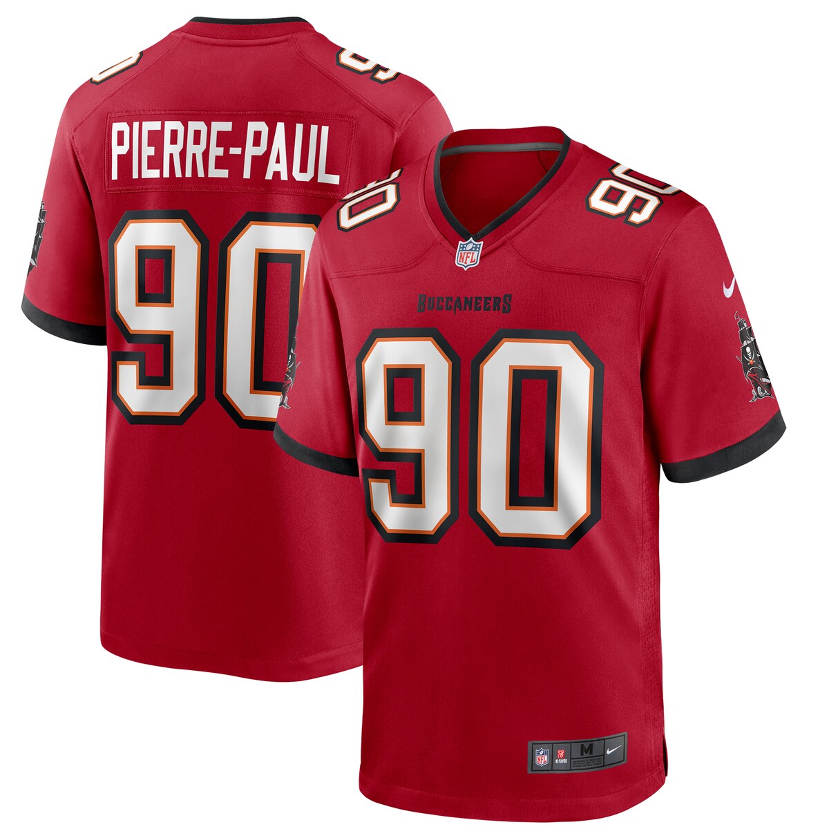 Jason Pierre paul Tampa Bay Buccaneers Nike Game Player Jersey Red