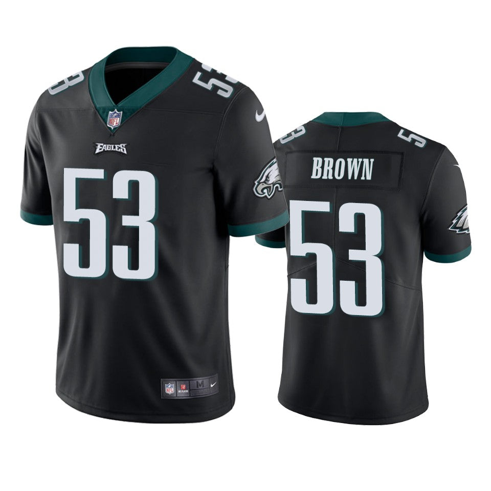Jatavis Brown Philadelphia Eagles Black Vapor Limited Jersey