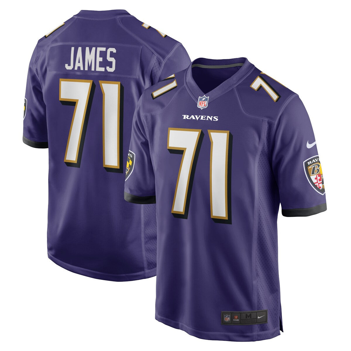 Jawuan James Baltimore Ravens Nike Player Game Jersey Purple