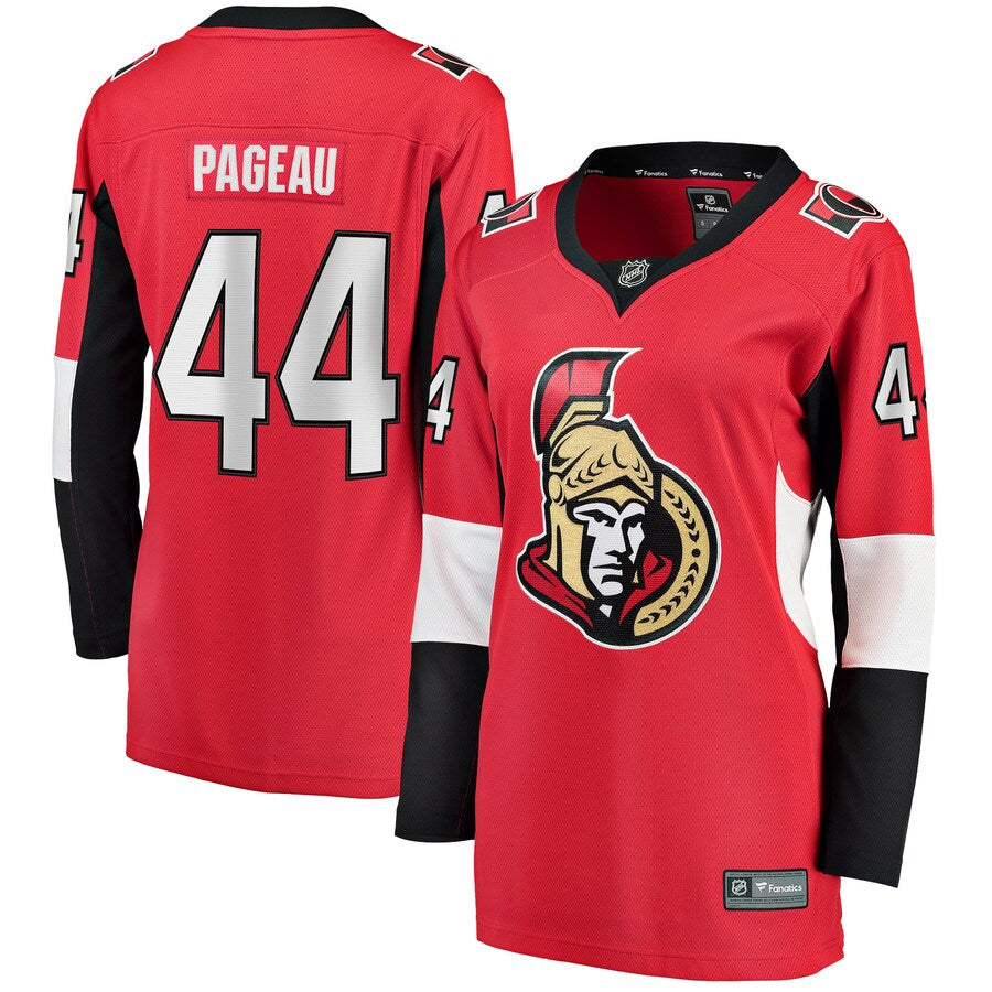 Jean gabriel Pageau Ottawa Senators Fanatics Branded Womens Home Breakaway Player Jersey Red