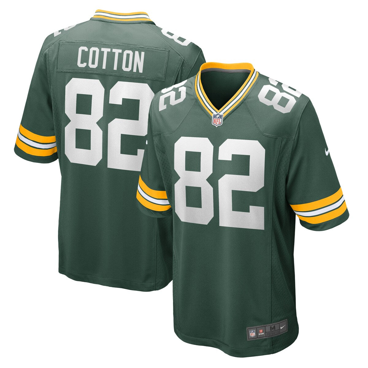 Jeff Cotton Green Bay Packers Nike Home Game Player Jersey Green