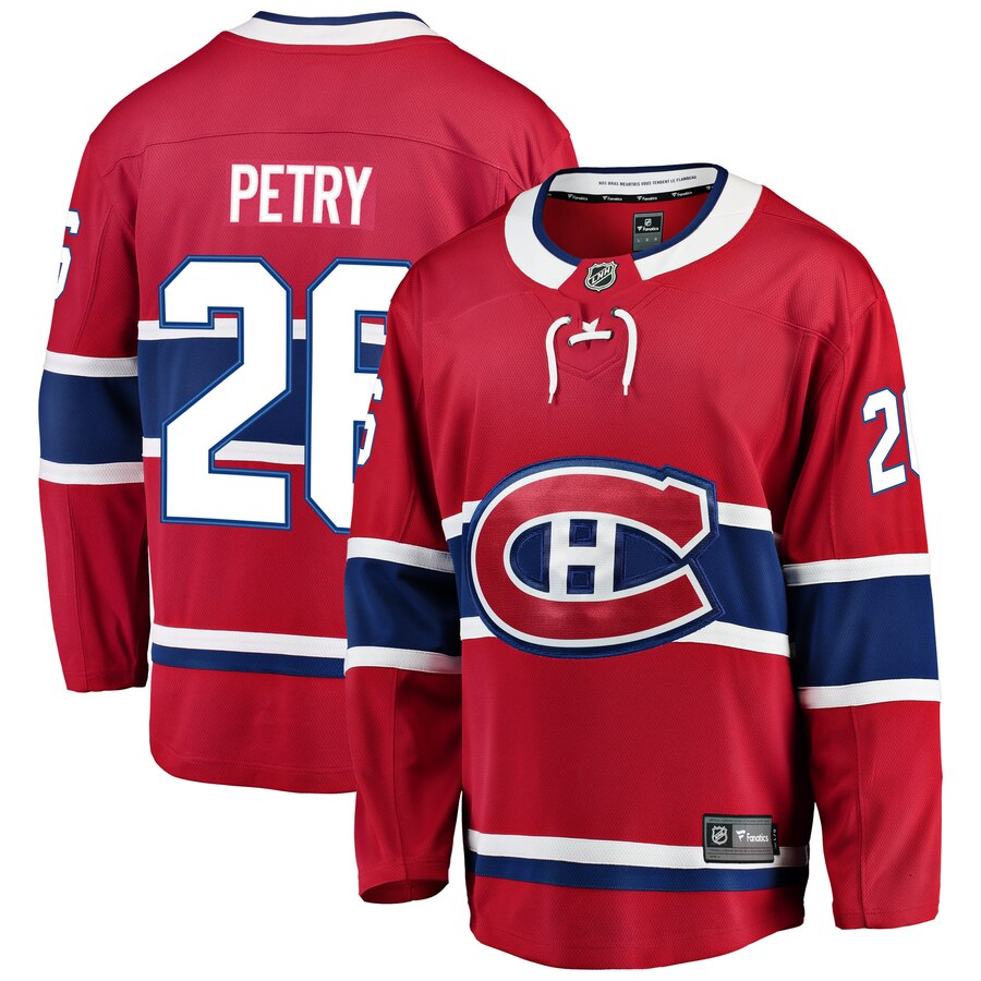 Jeff Petry Montreal Canadiens Fanatics Branded Breakaway Player Jersey Red