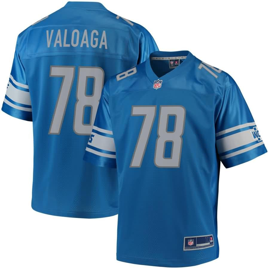 Jeremiah Valoaga Detroit Lions Nfl Pro Line Team Color Player Jersey Blue