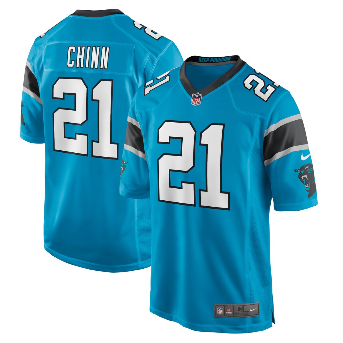 Jeremy Chinn Carolina Panthers Nike Game Jersey Blue