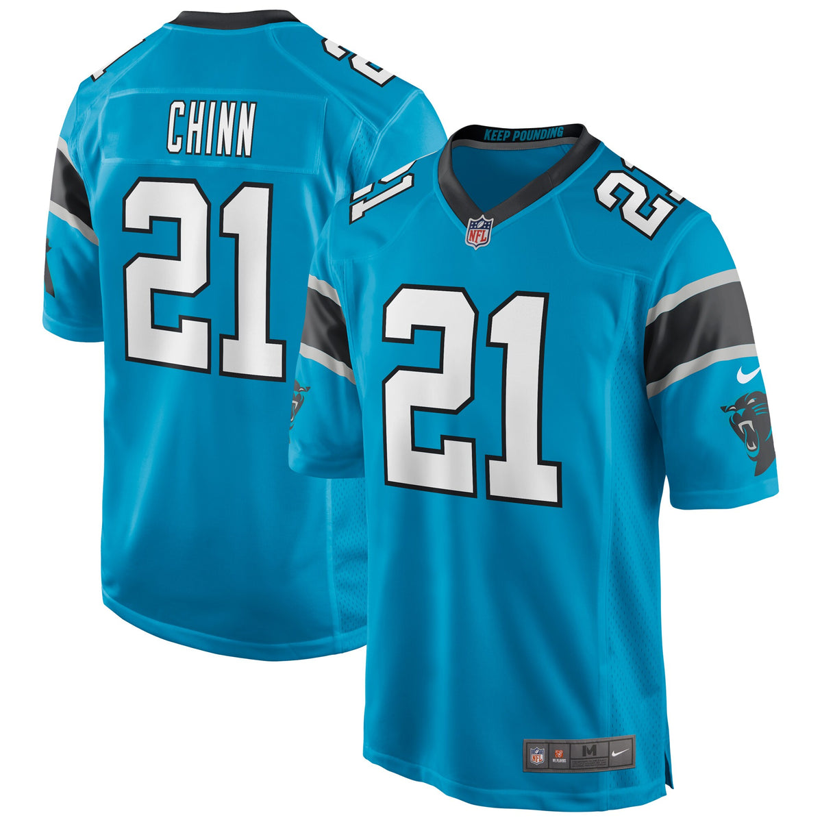 Jeremy Chinn Carolina Panthers Nike Game Player Jersey Blue