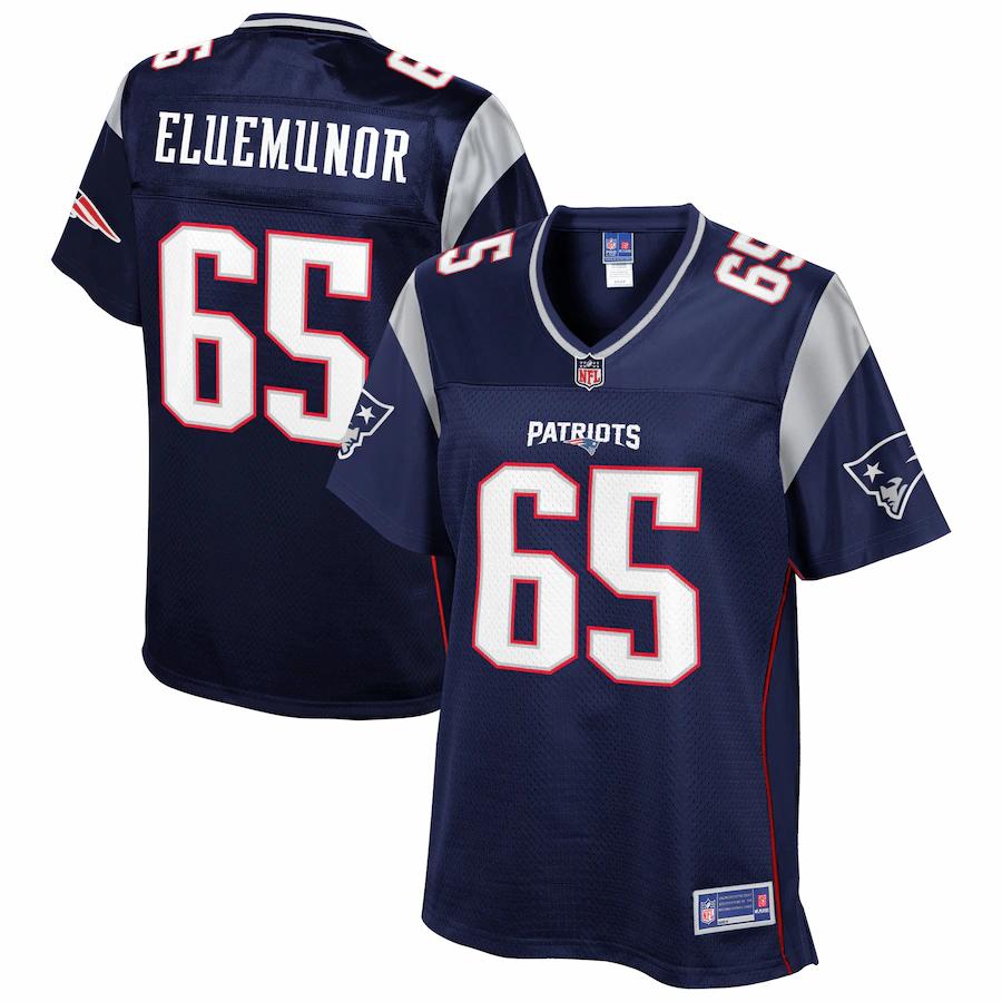 Jermaine Eluemunor New England Patriots Nfl Pro Line Womens Player Jersey Navy