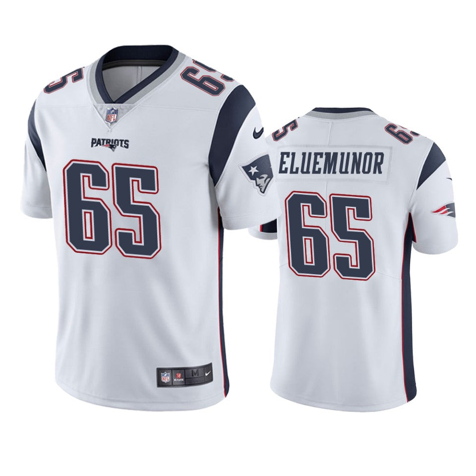 Jermaine Eluemunor New England Patriots White Vapor Limited Jersey