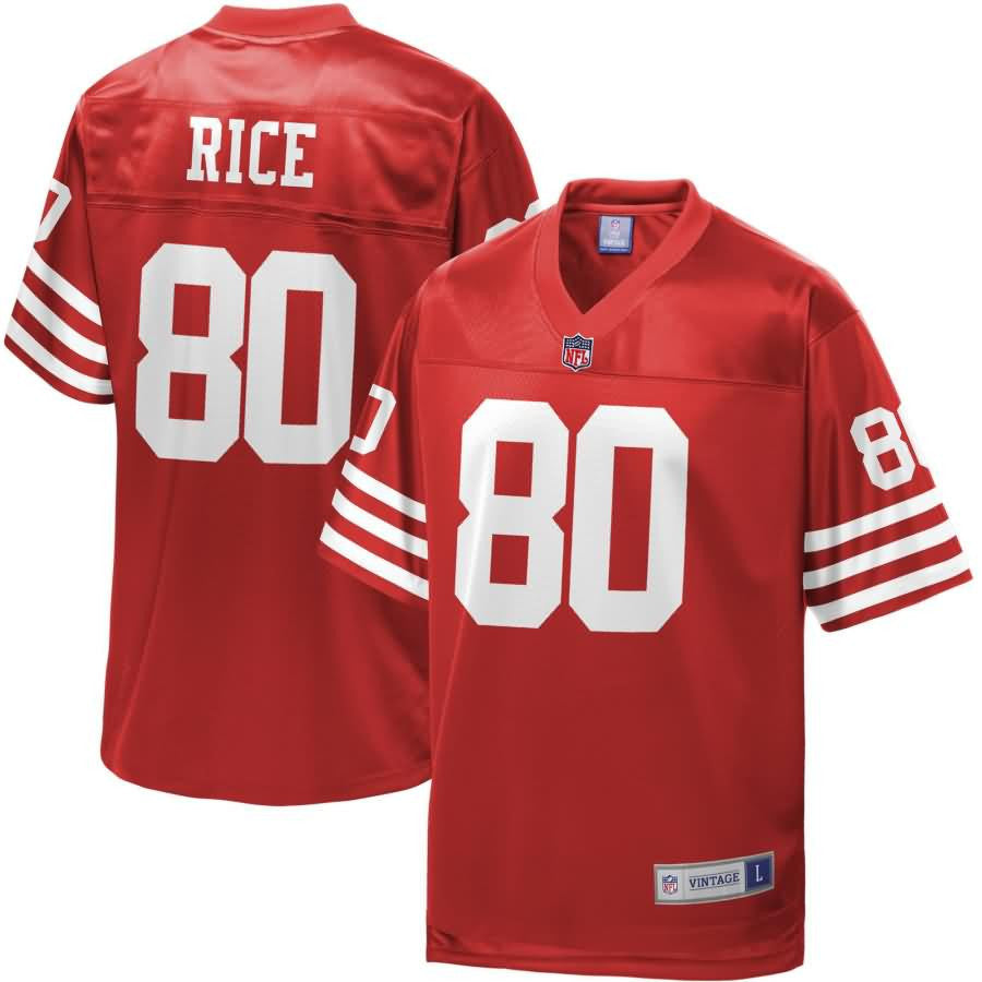 Jerry Rice San Francisco 49ers Nfl Pro Line Retired Player Jersey Red