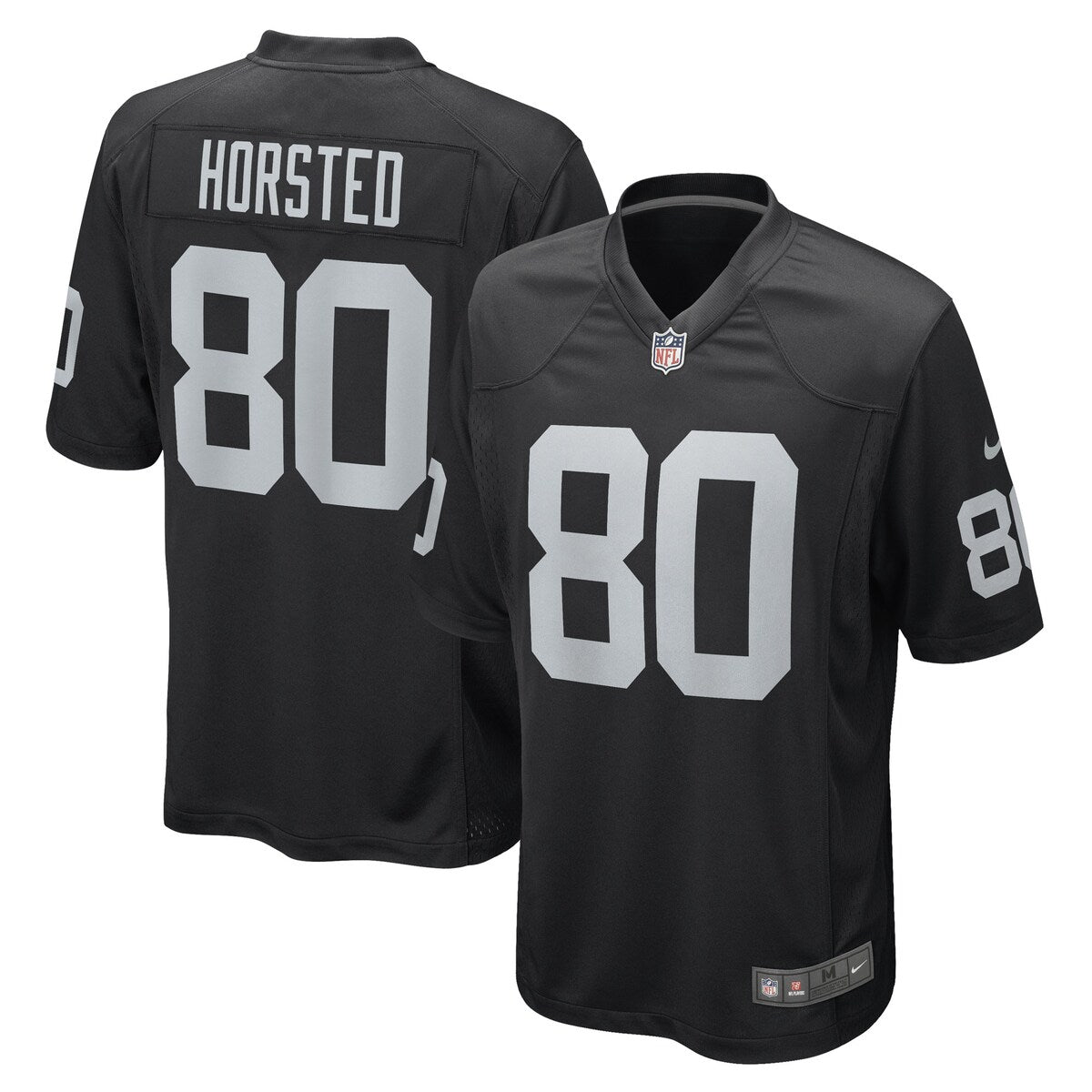 Jesper Horsted Las Vegas Raiders Nike Game Player Jersey Black
