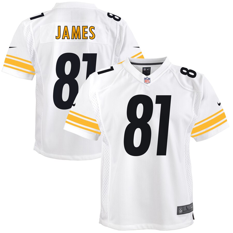 Jesse James Pittsburgh Steelers Nike Youth Game Jersey White