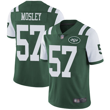 Jets 57 Cj Mosley Green Team Color Mens Stitched Football Vapor Untouchable Limited Jersey
