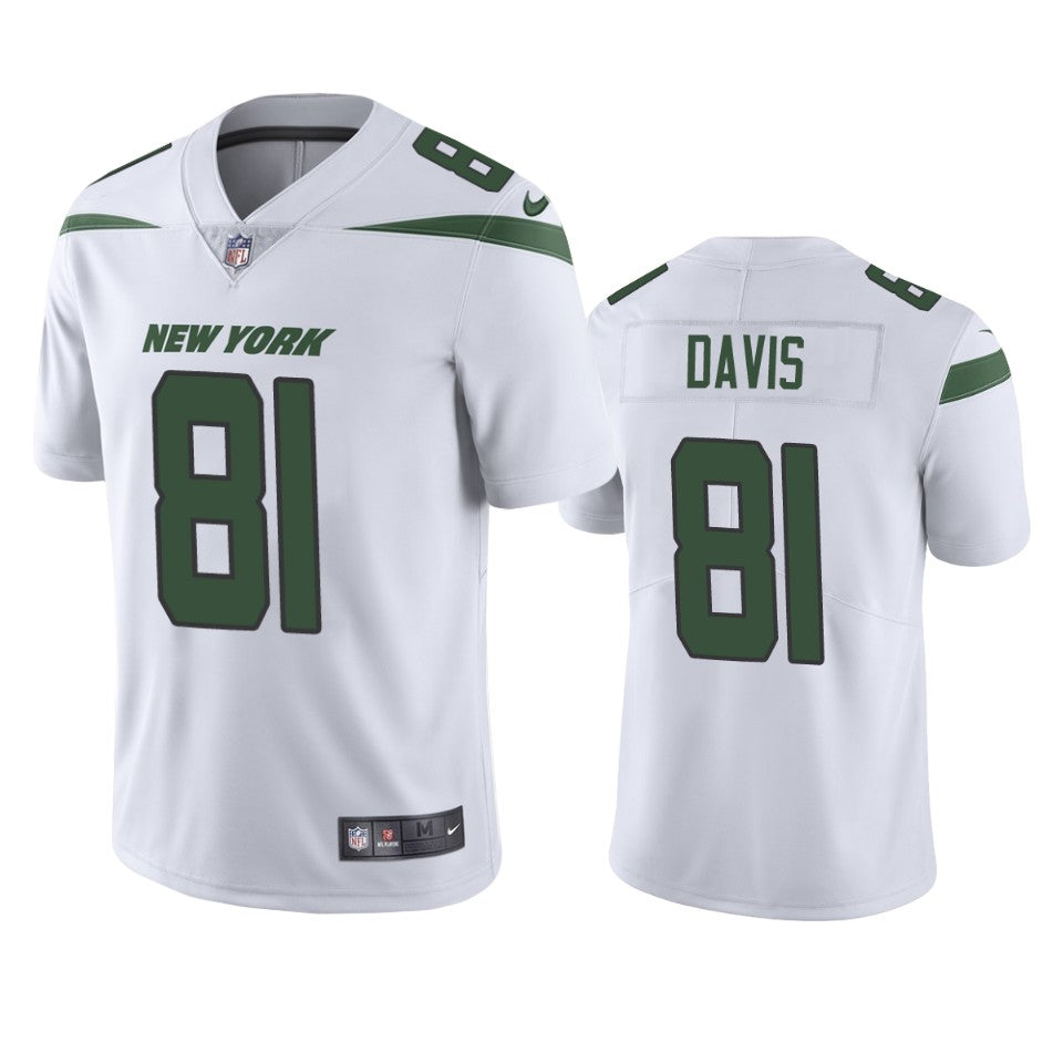 Jets Corey Davis Vapor Limited White Jersey