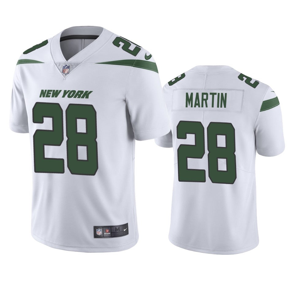 Jets Curtis Martin Vapor Untouchable Limited White Jersey Mens