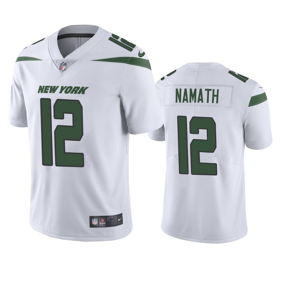 Jets Joe Namath Vapor Untouchable Limited White Jersey Mens