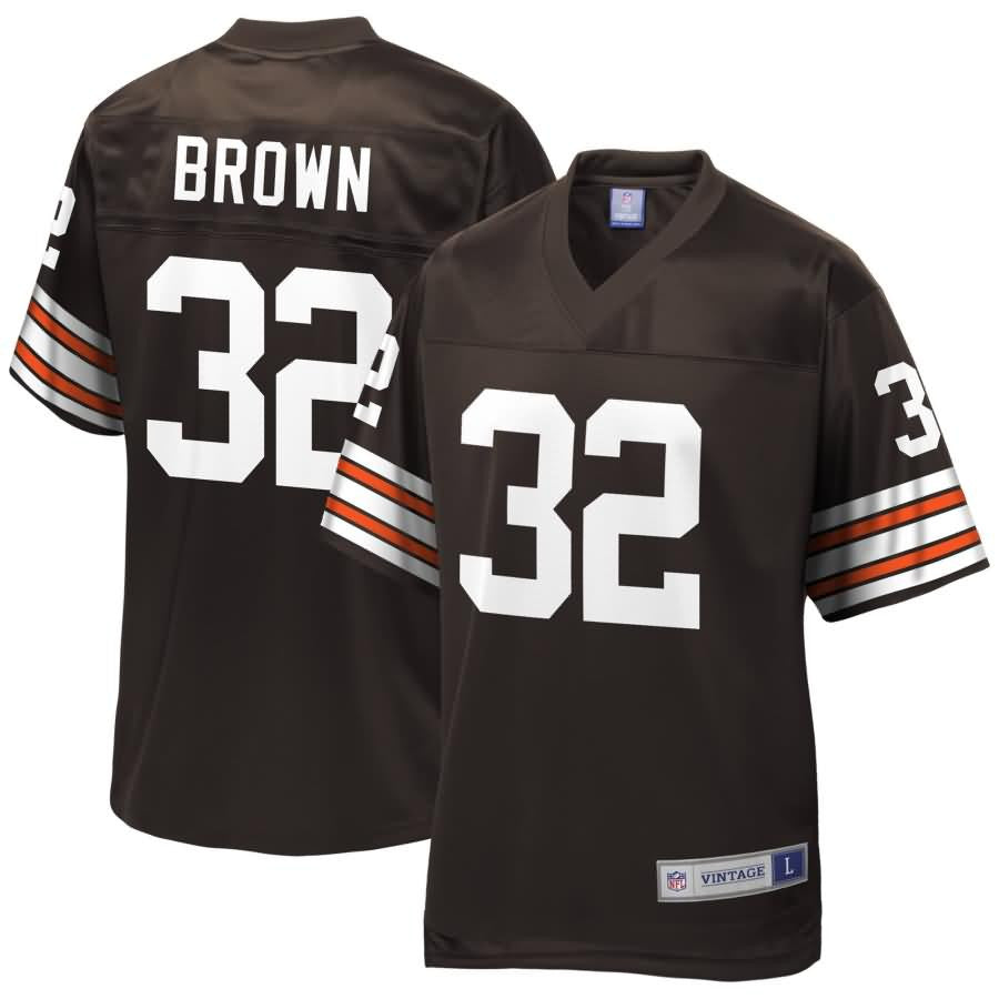 Jim Brown Cleveland Browns Nfl Pro Line Retired Player Jersey Brown