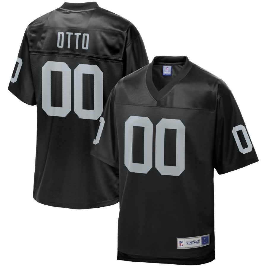 Jim Otto Oakland Raiders Nfl Pro Line Retired Player Jersey Black