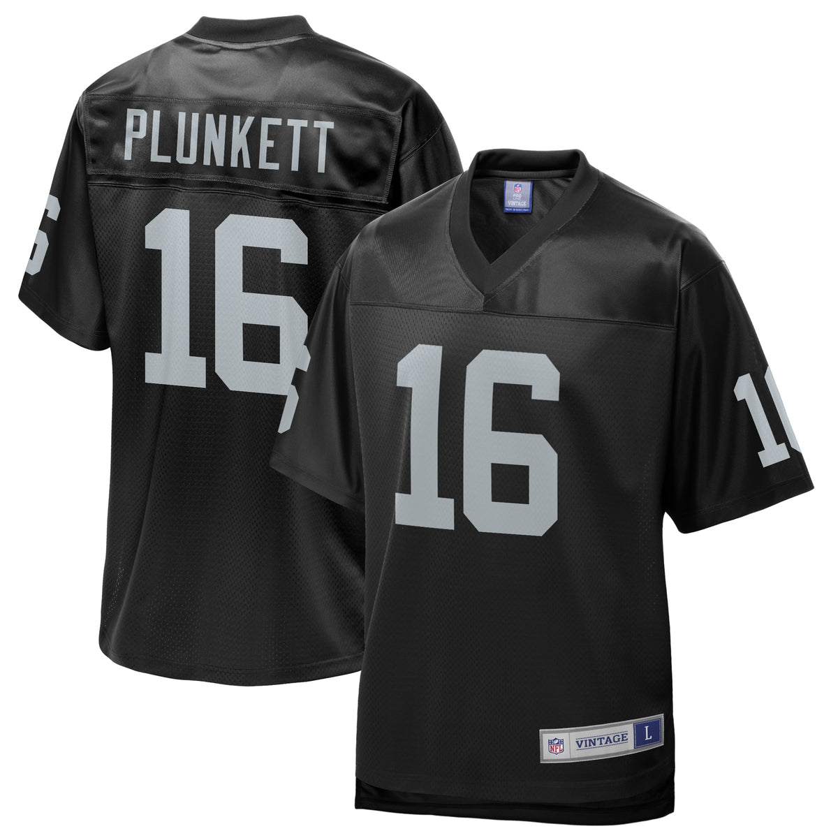 Jim Plunkett Las Vegas Raiders Nfl Pro Line Retired Team Player Jersey Black