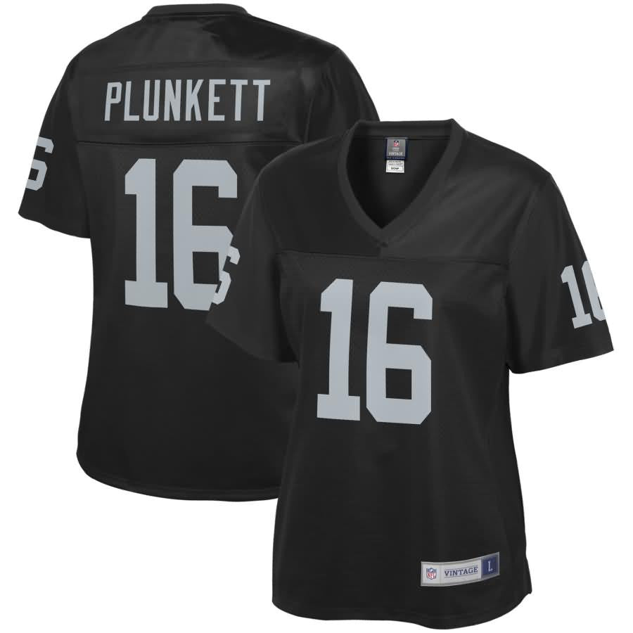 Jim Plunkett Oakland Raiders Nfl Pro Line Womens Retired Player Jersey Black