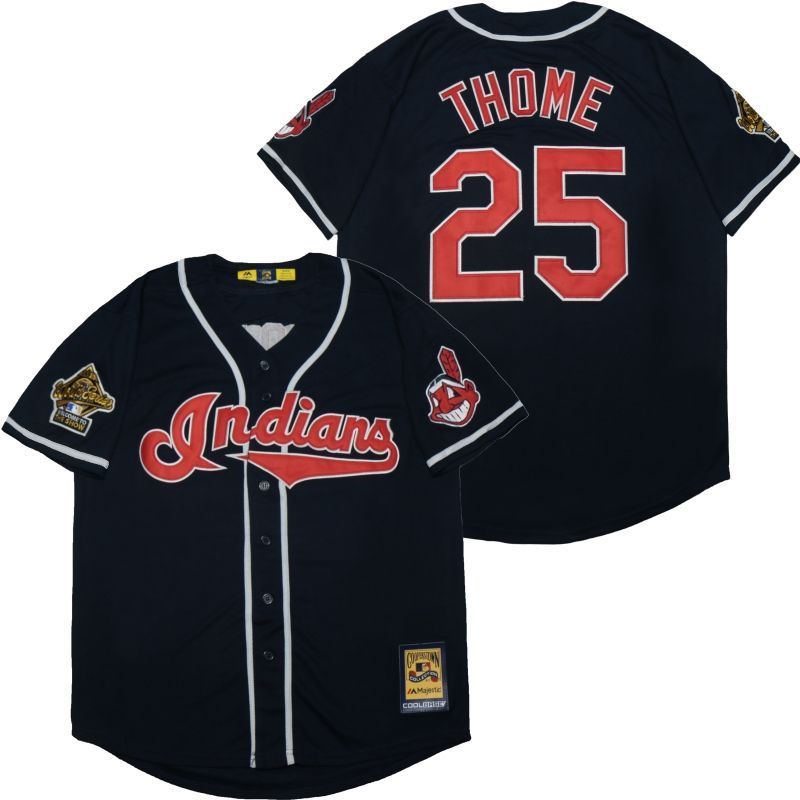 Jim Thome 25 2020 Mlb Black Jersey