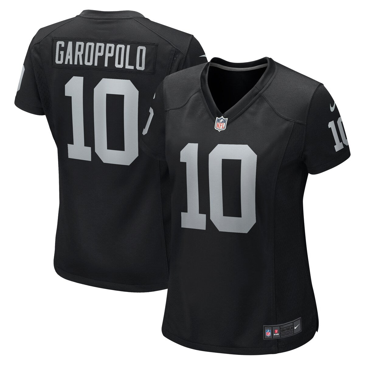 Jimmy Garoppolo Las Vegas Raiders Nike Womens Game Player Jersey Black