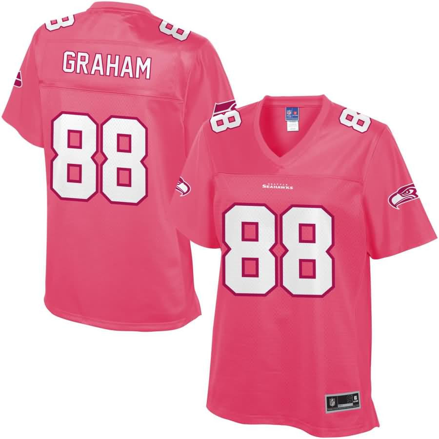 Jimmy Graham Seattle Seahawks Nfl Pro Line Womens Fashion Jersey Pink