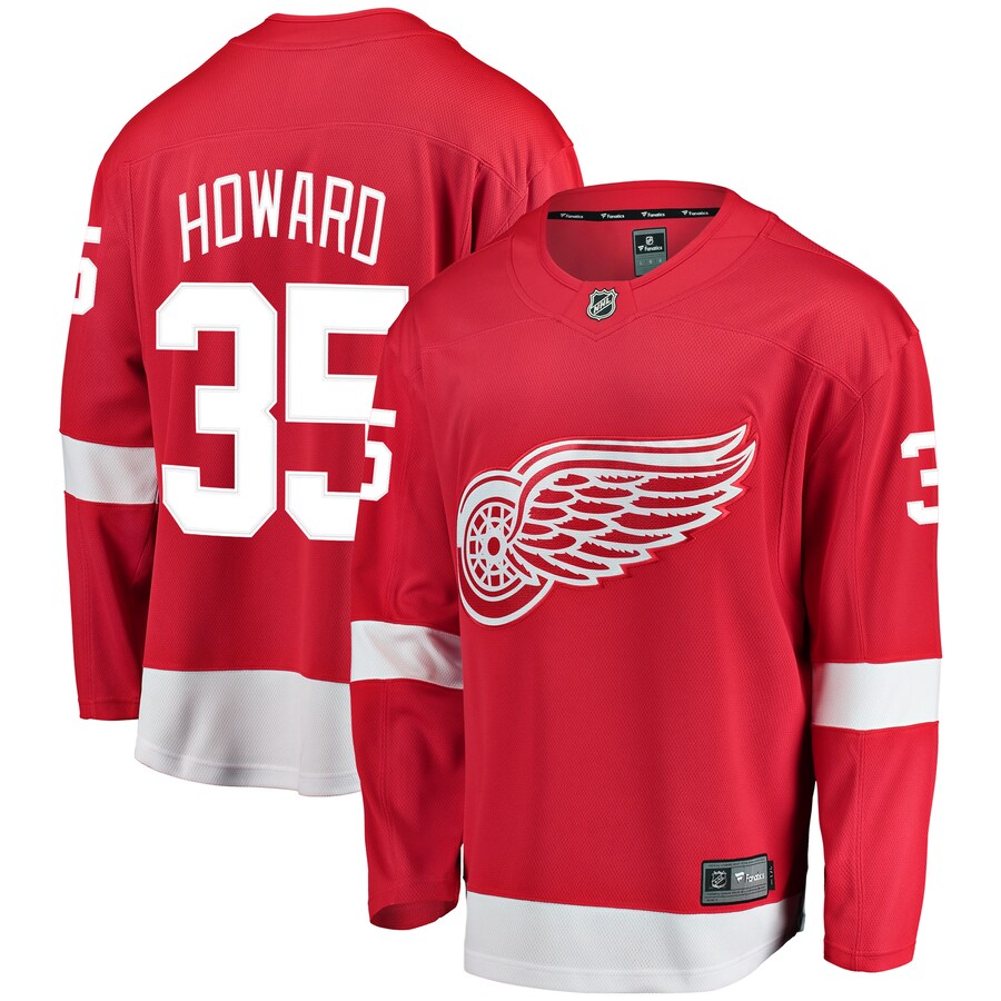 Jimmy Howard Detroit Red Wings Fanatics Branded Breakaway Player Jersey Red