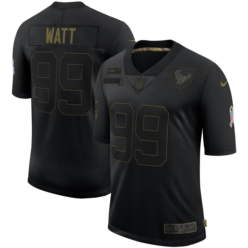 Jj Watt Houston Texans 2020 Salute To Service Limited Jersey Black